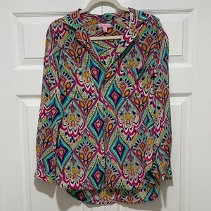 Lilly Pulitzer silk Women's Top blouse